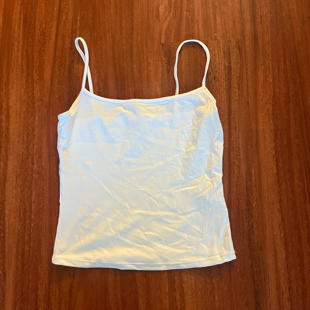 White Spaghetti Strap Top